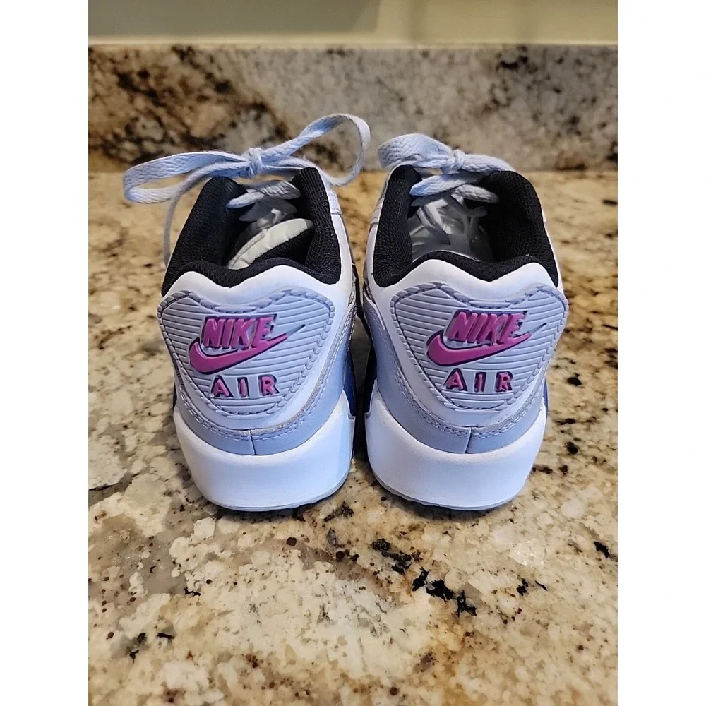 Nike Air Max 90 LTR Womens Size 7/Kids 5.5Y Blue Whisper Royal Pink DV3607-101